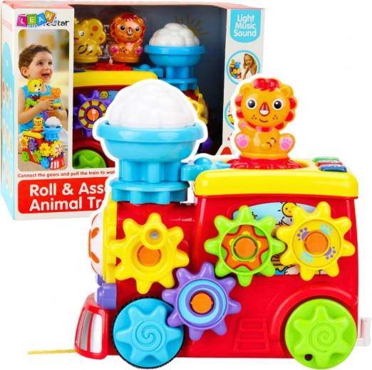 Locomotora musical interactiva para niños Colorida