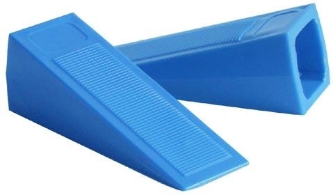 Tope de puerta tipo cuña 11 × 3 cm, 2 uds