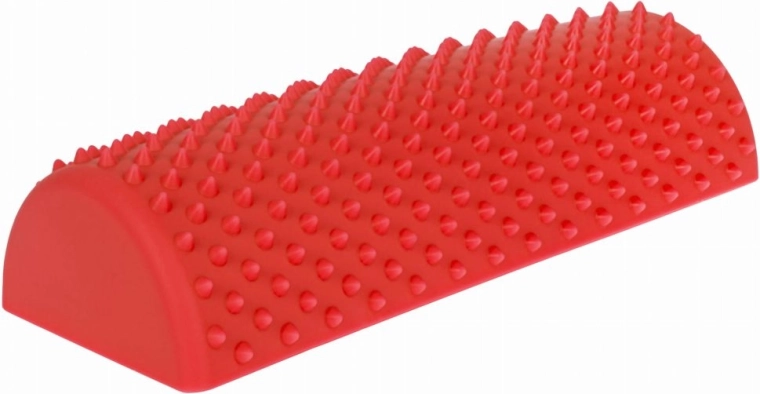 TULLO medio rodillo de masaje con púas rojo