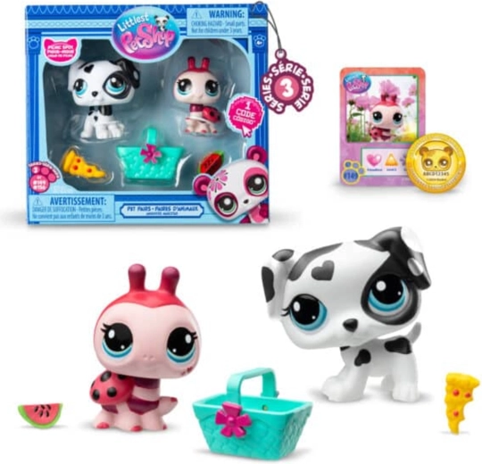 Hasbro Littlest Pet Shop set de picnic con figuras y accesorios