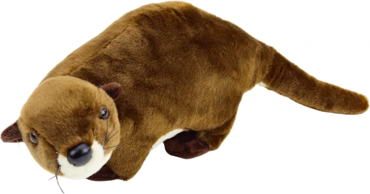 Peluche de nutria marrón 37 cm