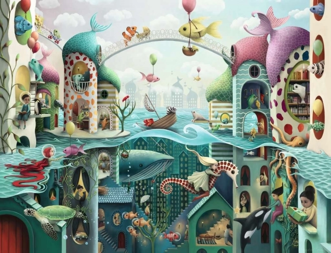 Puzzle Ravensburger de 2000 piezas – If Fish Could Walk
