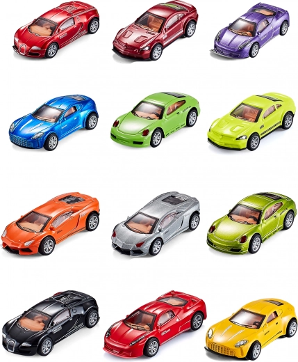 Coche metálico con retroceso 8,5 cm