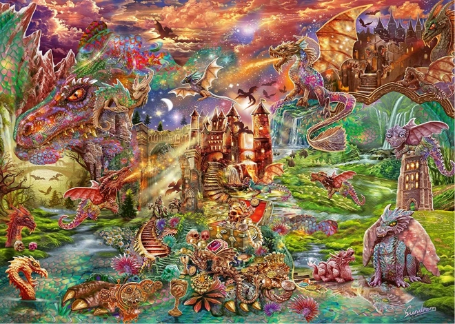 Puzle Tesoro del dragón 2000 piezas SCHMIDT