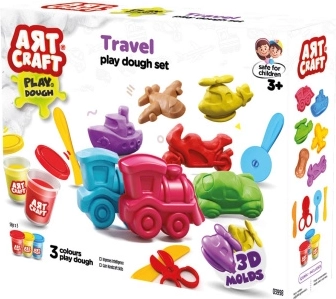Set de plastilina Art Craft para modelar vehículos 168 g