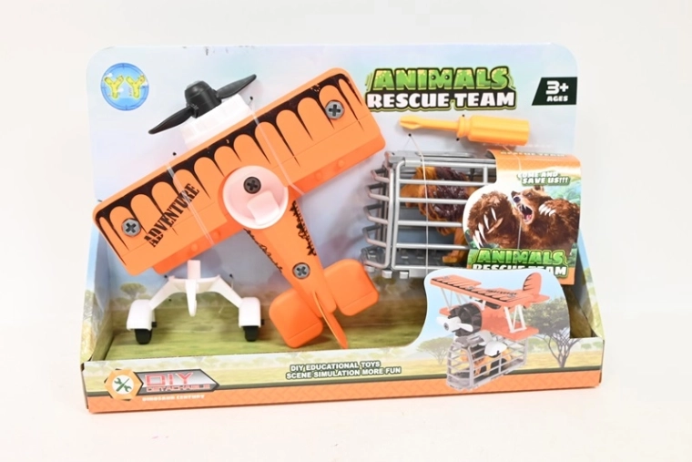 Avión y dinosaurio
