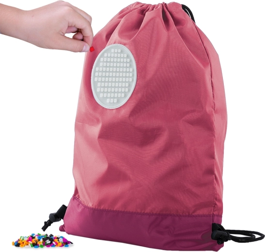 Mochila tipo saco rosa Pixie Crew