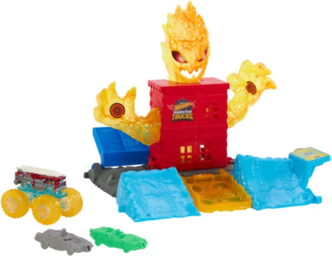 Torre de fuego y efectos explosivos