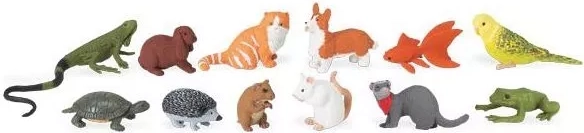 Mascotas domésticas – set de 48 mini réplicas