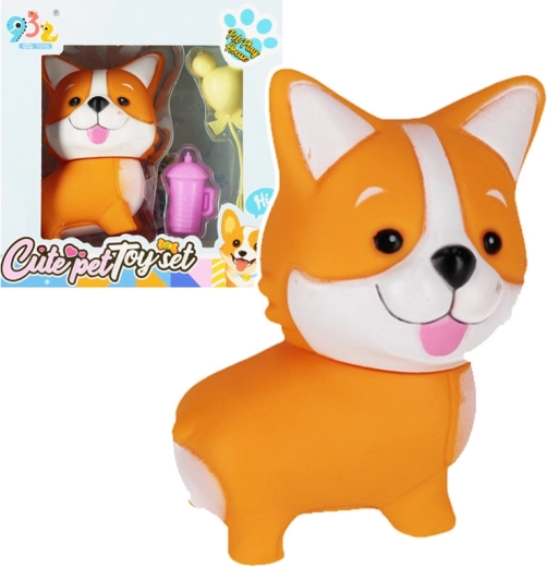 Perrito con accesorios para niños