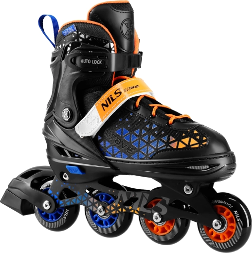 Patines en línea y patines de hielo 2 en 1 NILS Extreme Brave – Variante 1 (azul)