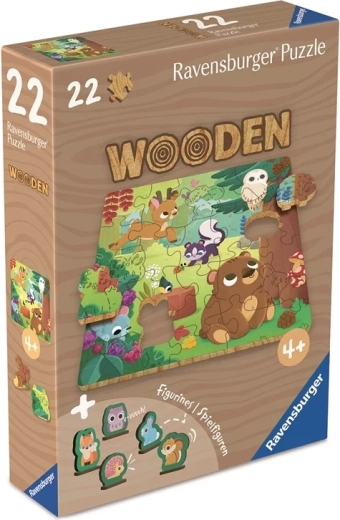 Puzzle de madera Ravensburger de jungla, 22 piezas