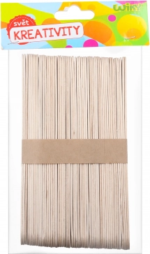 Palitos de madera creativos 15 × 1,8 cm – set de 50 uds