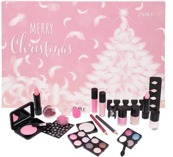 Calendario de Adviento Traditional Pink and Fluffy – set de cosmética con 24 sorpresas