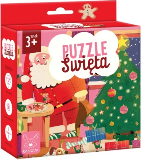 Rompecabezas navideño para niños a partir de 3 años
