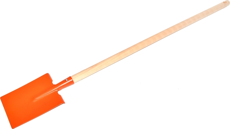 Pala infantil metálica con mango de madera 90 cm