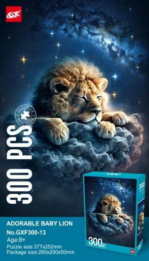 Puzle de 300 piezas – león en las nubes