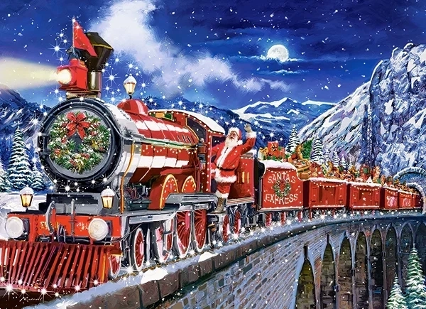 Puzzle de 200 piezas Santa's Coming to Town