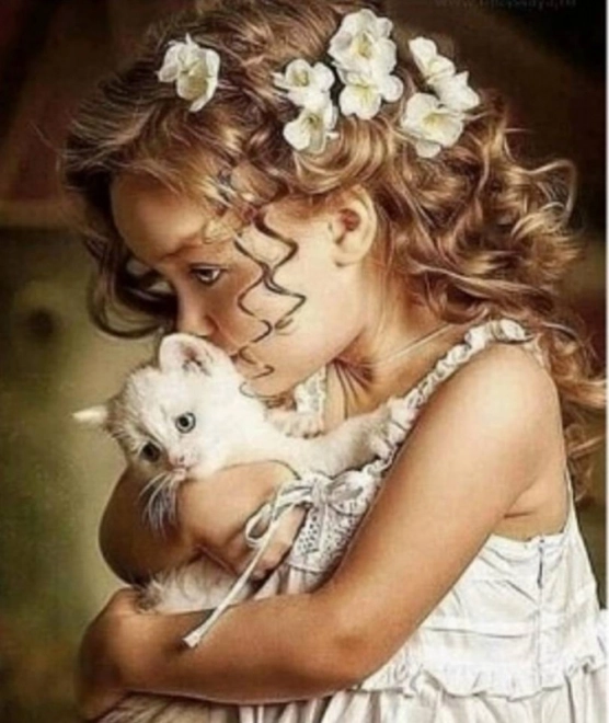Pintura de diamantes Amistad tierna 30 × 40 cm