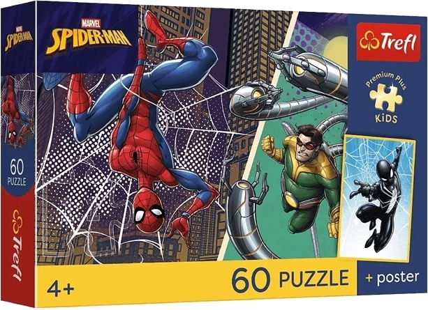Puzzle Premium Plus para niños Marvel: día de superhéroes 60 piezas