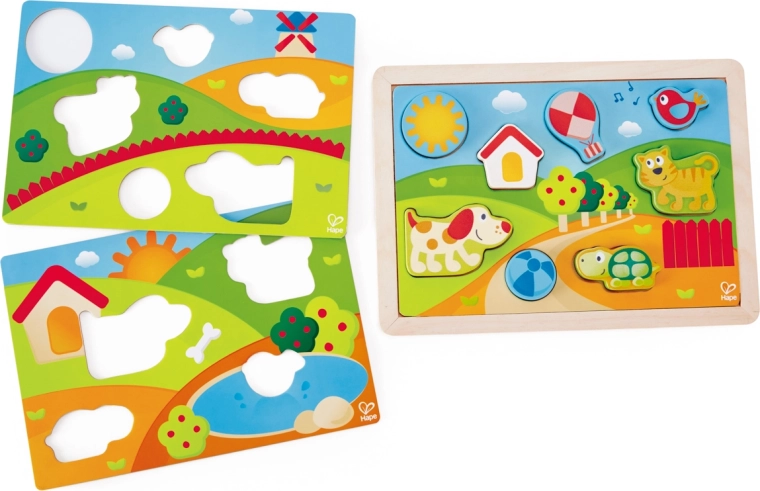 Puzzle Valle Soleado 3 en 1