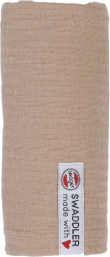 Lodger Swaddler pañal de tela seersucker 70 × 70 cm beige
