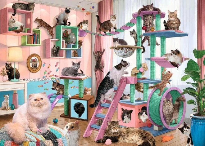 Puzzle Cielo de gatos 1000 piezas