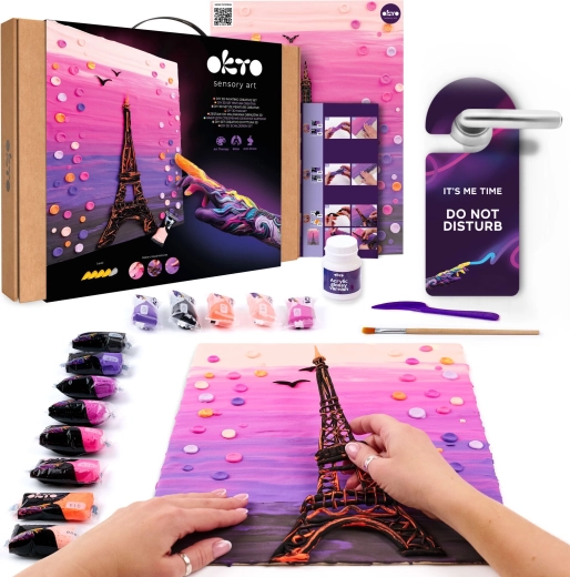 Set artístico Okto de pintura con masa Paris 30 × 40 cm