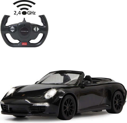 Modelo Porsche 911 Carrera S teledirigido 1:12 negro