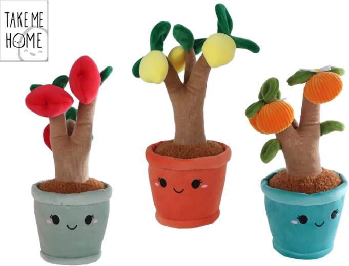Arbolito frutal de peluche TAKE ME HOME para bebés (naranjo, manzano, limonero) 27 cm