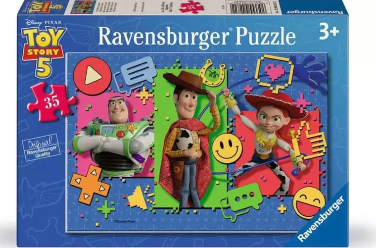 Puzzle Ravensburger Toy Story 5: Historia de juguetes 35 piezas