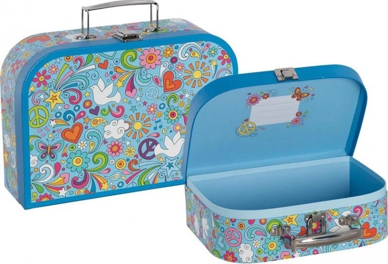 Set de maletas infantiles Goki Love & Peace, 2 uds