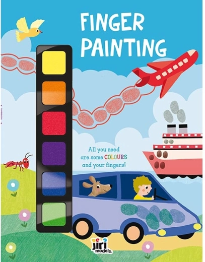 Pintura con dedos Coches