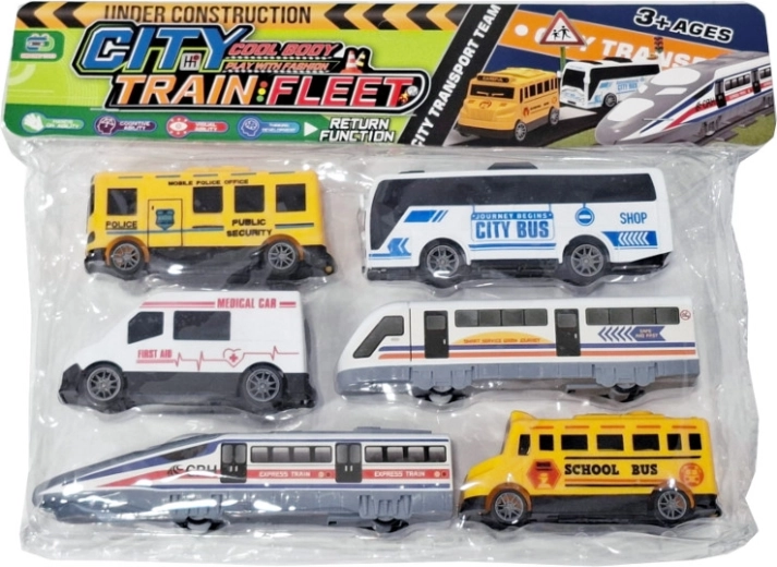 Set de vehículos – 6 uds.