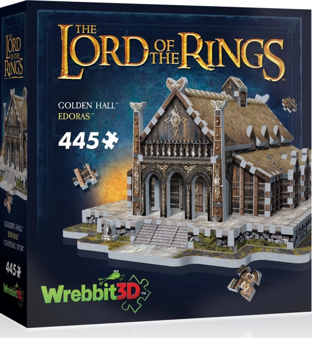 WREBBIT rompecabezas 3D El Señor de los Anillos: Sala Dorada de Edoras