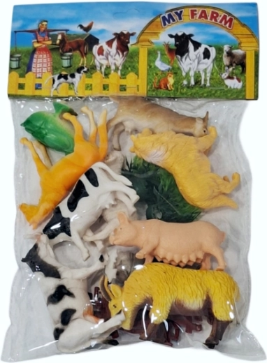 Set de figuras de animales de granja