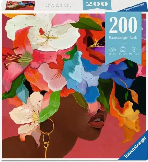 Puzzle RAVENSBURGER Moment Cabeza floral de lirio 200 piezas
