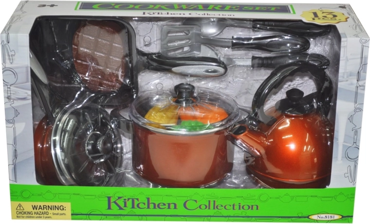 Juego infantil de utensilios de cocina 13 piezas