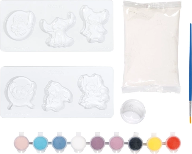 Moldea y pinta figuras de STITCH y ANGEL