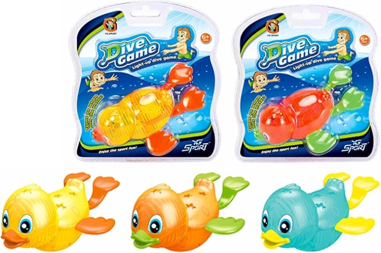 Pato de buceo Sparkys con luz (3 tipos)