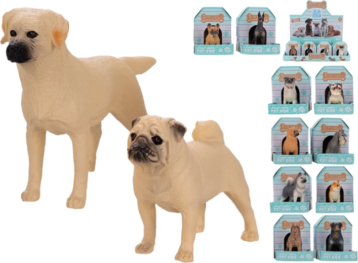 Set de figuras de perros 6,5–12 cm – 12 razas realistas
