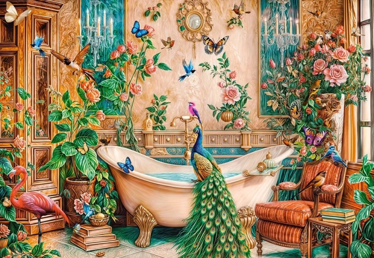 Puzzle Castorland Baño fantástico 1000 piezas