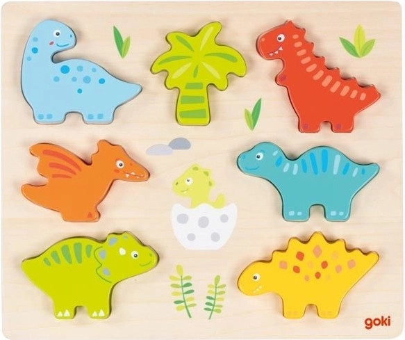 Encajable de madera Dinosaurios