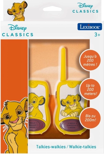 Walkie-talkies infantiles Lexibook Disney El Rey León con alcance de 200 m