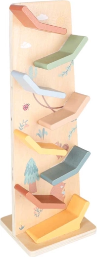 Fabricación de madera en colores pastel