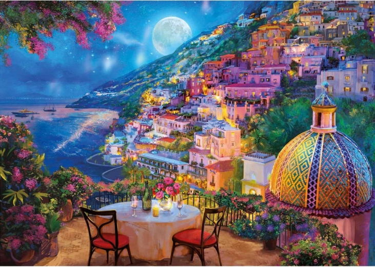 Puzzle Educa Positano nocturno 2000 piezas
