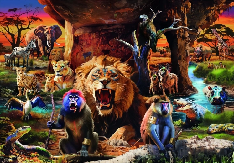 Puzzle Clementoni Desfile de animales 1500 piezas