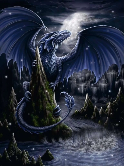 Puzzle de 1500 piezas Dragón negro Ravensburger