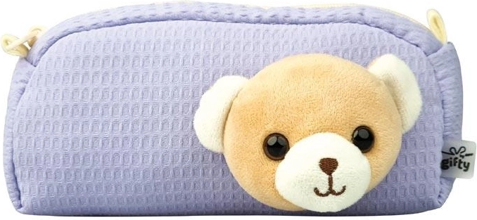 Estuche escolar Gifty con osito de peluche