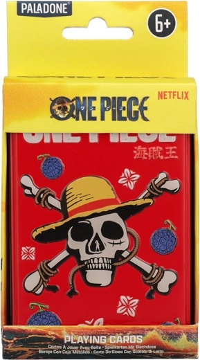 Cartas de juego One Piece en caja metálica